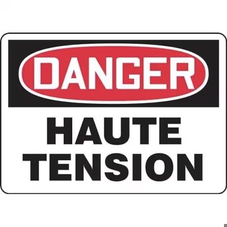 Accuform OSHA DANGER SAFETY SIGN HIGH FRMELC113VS FRMELC113VS